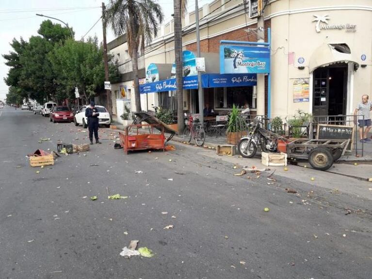 Un repartidor de verduras murió tras ser chocado por un auto  