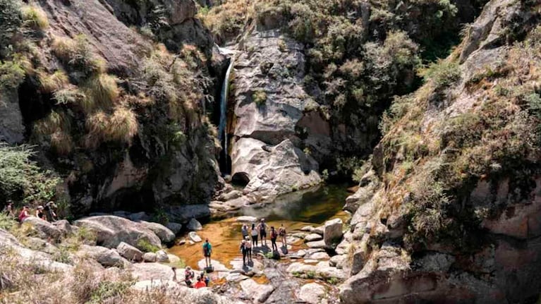 Un río subterráneo en medio de las Altas Cumbres.