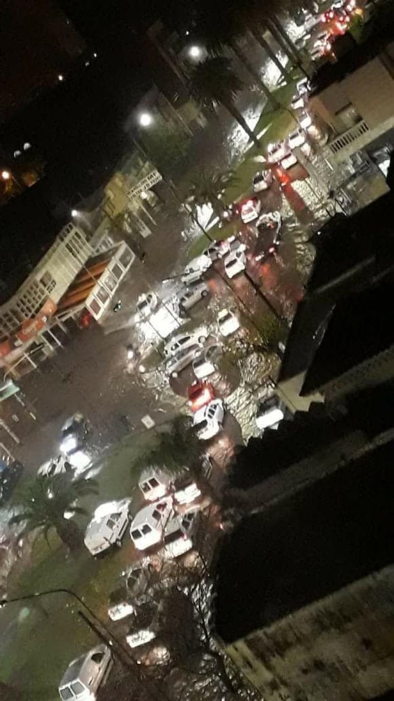 Un sector del hospital de Villa María se inundó en medio del temporal
