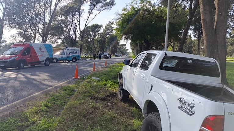 Un servicio de emergencias constató el fallecimiento del ciclista de 40 años.