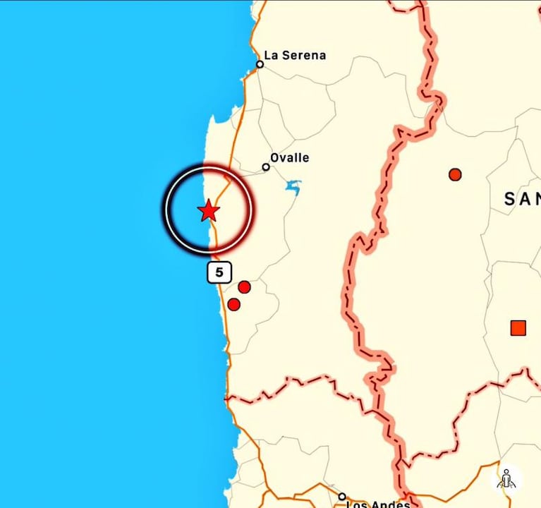 Un terremoto en Chile se sintió en Córdoba