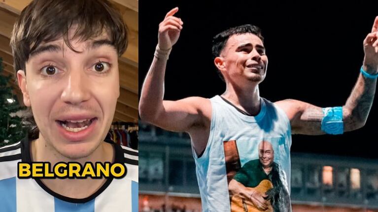 Un tiktoker español, enloquecido con el Chino Zelarayán.