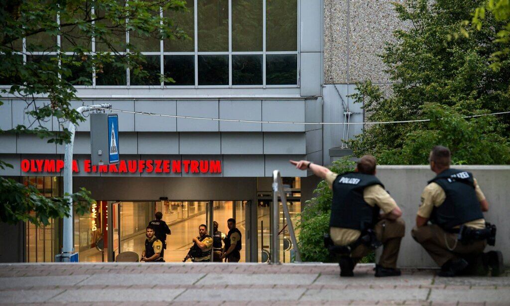 Un tiroteo en un centro comercial de Munich dejó muertos y heridos. 