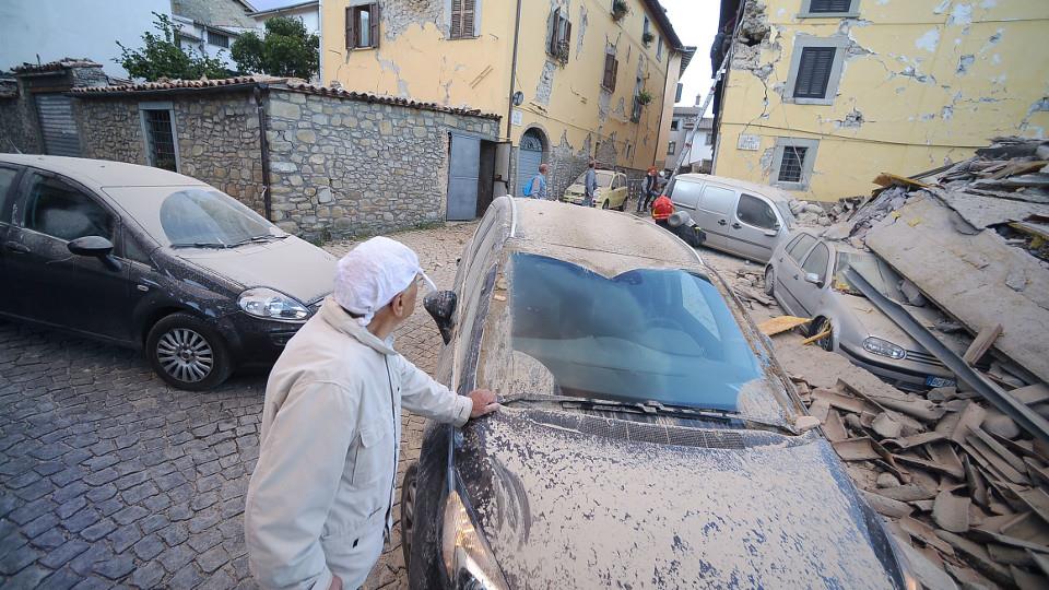 Un trágico terremoto sacudió al centro de Italia. Foto: AFP.