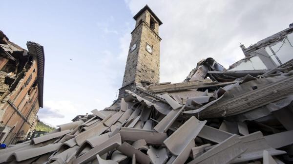 Un trágico terremoto sacudió al centro de Italia. Foto: EFE.