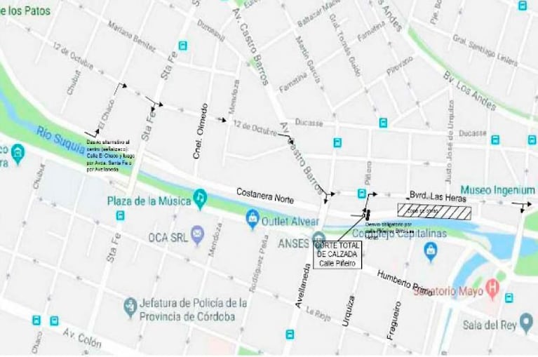 Un tramo de Costanera se cerrará dos meses: por dónde desviará el tránsito