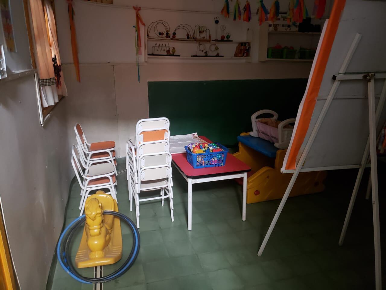 Un vacío que duele: así están los jardines desde marzo.