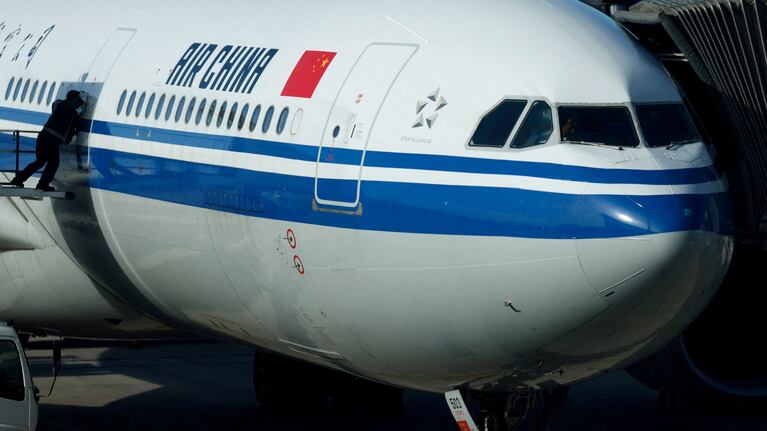 Un vuelo de Air China embistió a una bandada de pájaros