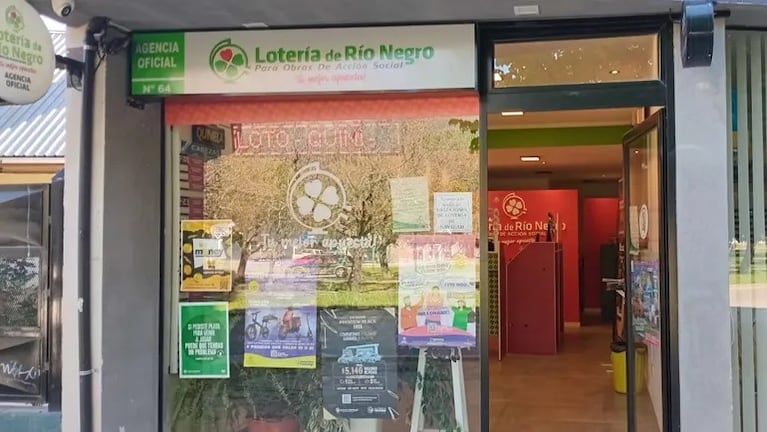 Una agencia de El Bolsón entregó el premio más grande de la historia de la provincia.