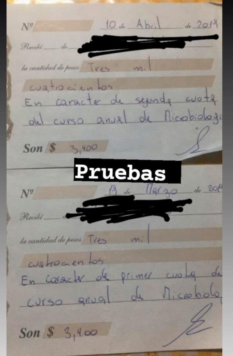 Una alumna mostró las amenazas del profesor de Odontología que cobra para aprobar