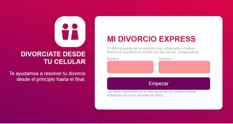 Una aplicación cordobesa facilita el divorcio desde el celular