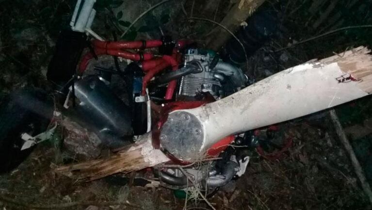 Una avioneta cayó cerca del Cristo en La Cumbre: hay dos mujeres heridas