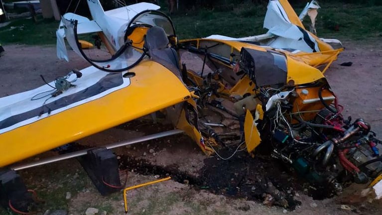 Una avioneta se estrelló cuando hacía acrobacias en Villa General Belgrano: hay heridos