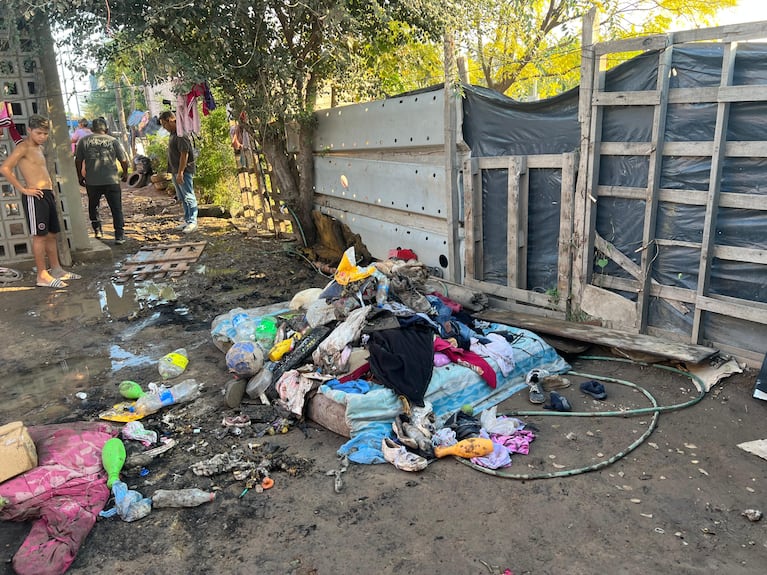Una bebé resultó gravemente herida tras un principio de incendio.