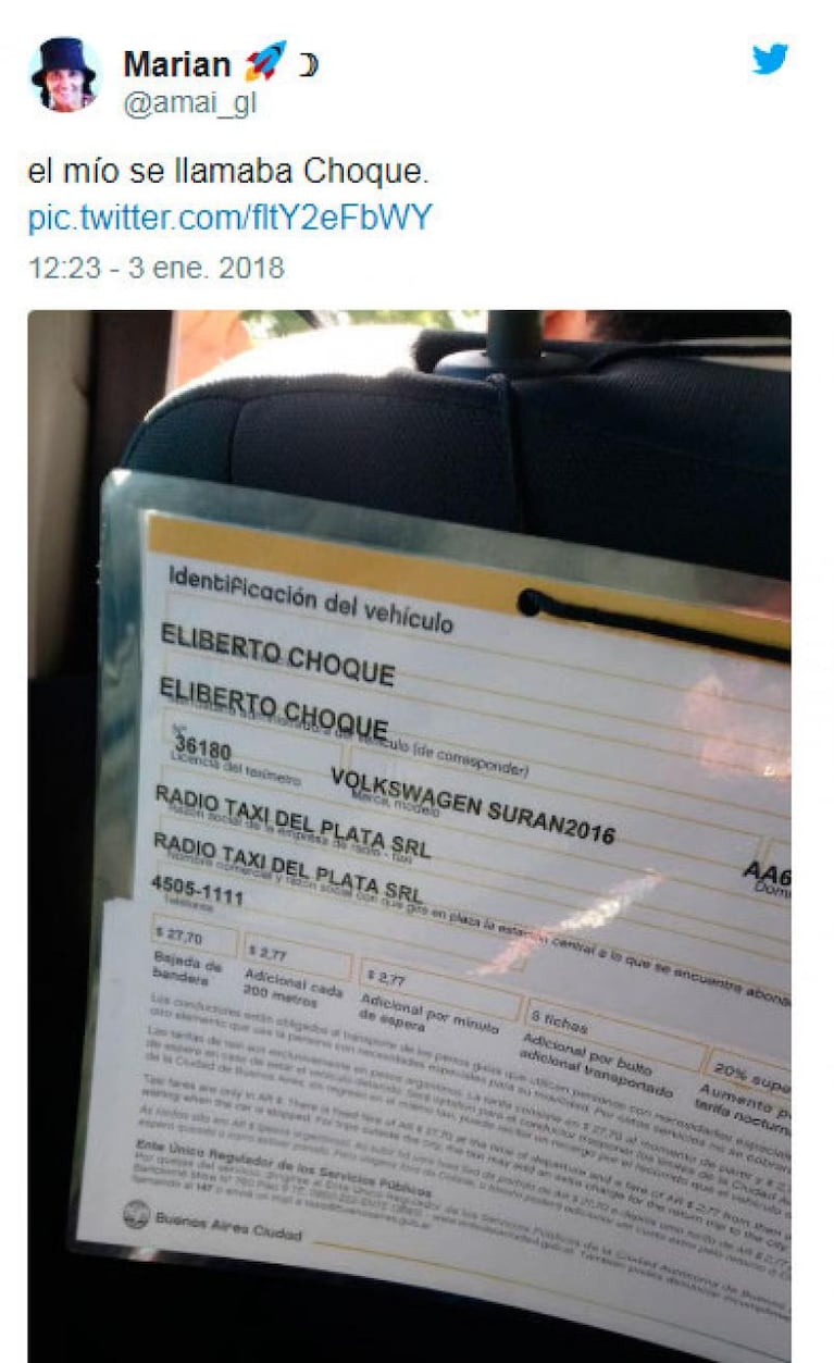 Una broma viral: "¿Cuál es el colmo de un taxista?"