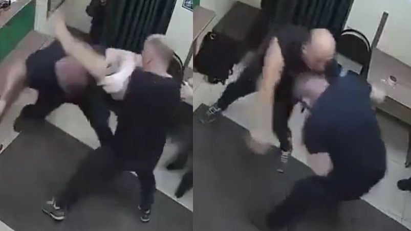 Una brutal pelea que se volvió viral en las redes.