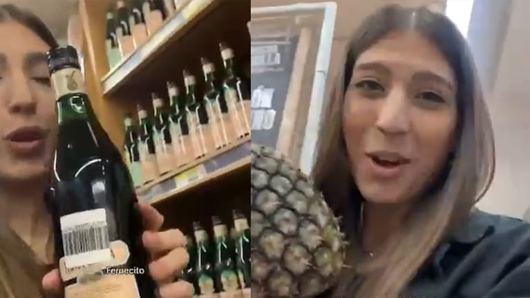 Una cordobesa protagonizó un viral usando un fernet.