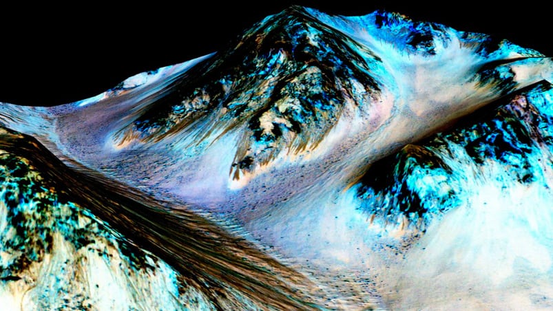 Una de las fotos de Marte distribuidas por la Nasa.