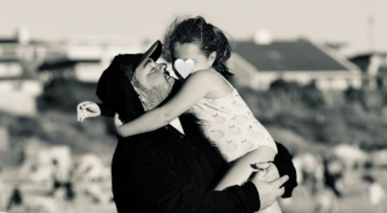 Una de las fotos que el conductor compartió con su hija.
