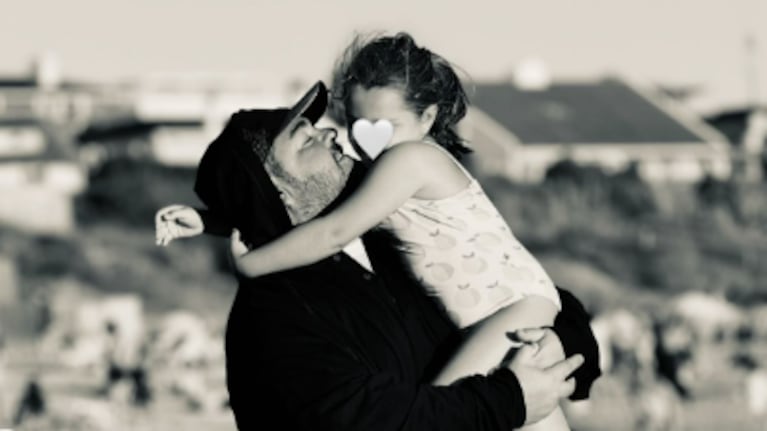 Una de las fotos que el conductor compartió con su hija.