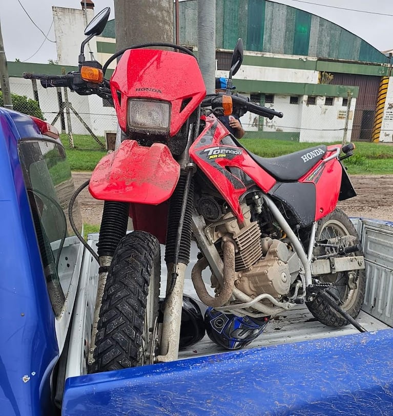 Una de las motocicletas tenía pedido de secuestro.