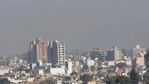 Una densa capa de smog cubrió el cielo cordobés.