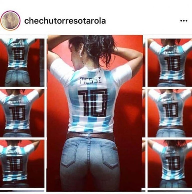 Una diputada respondió a las críticas por fotos sensuales con la camiseta de Messi