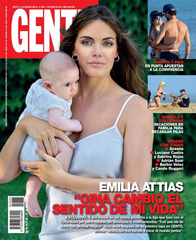 ¡Una dulzura! Por primera vez, Emilia Attias presentó a Gina