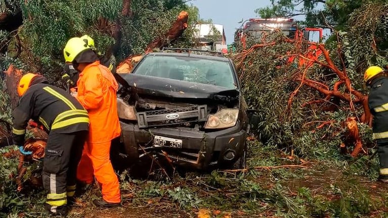 Una fuerte tormenta provocó serios destrozos en el interior de Córdoba