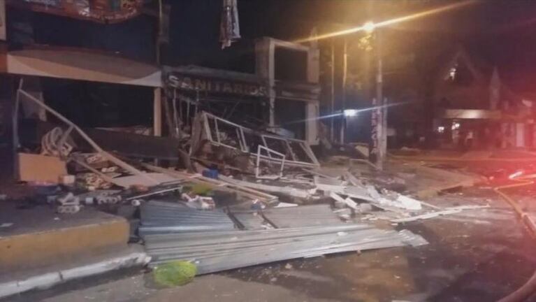 Una fuga de gas provocó una fuerte explosión en Buenos Aires