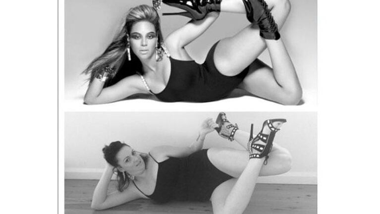 Una humorista parodia las fotos de los famosos en Instagram
