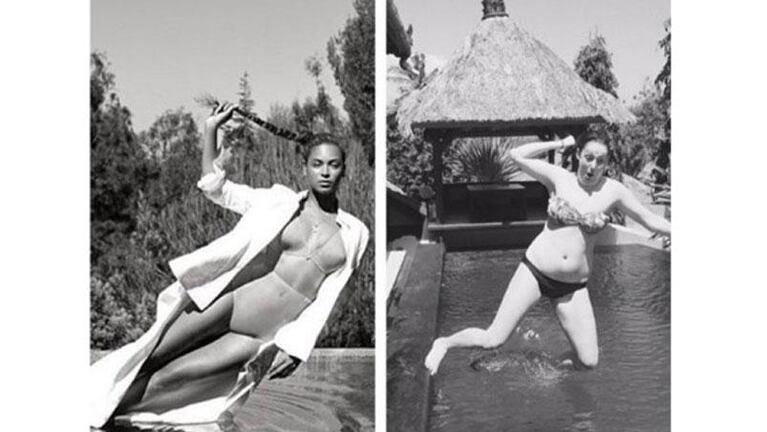Una humorista parodia las fotos de los famosos en Instagram