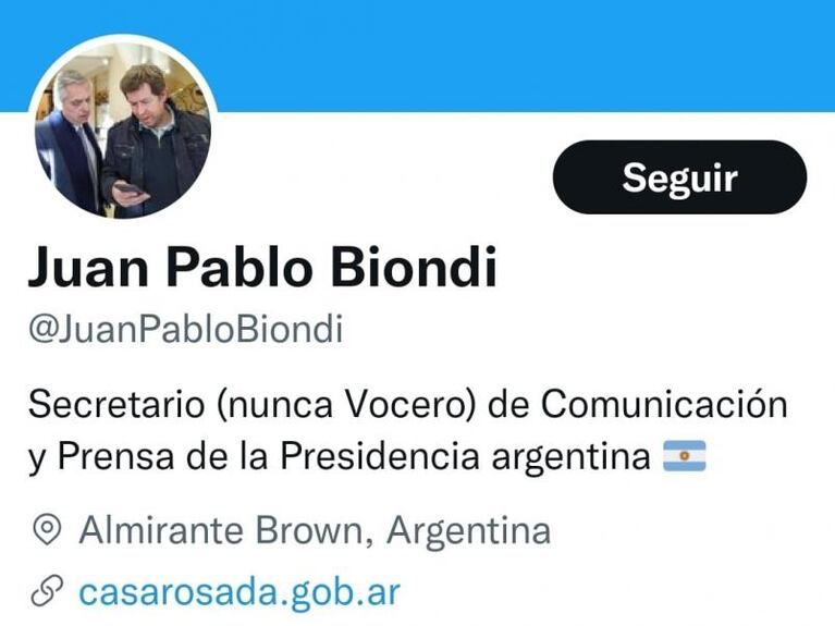 Una ironía para Cristina Kirchner: el mensaje de Biondi después de renunciar