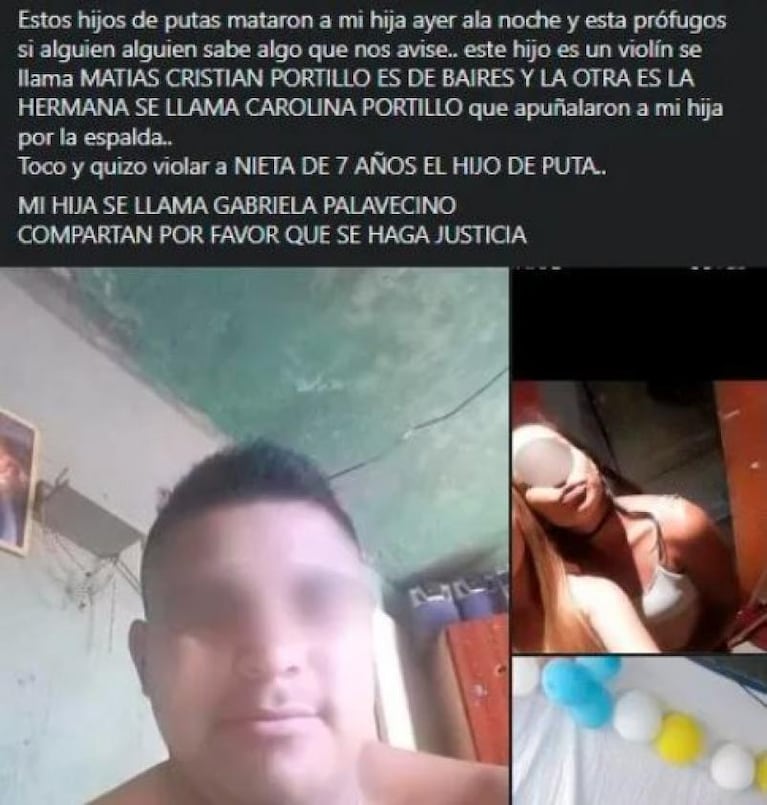 Una joven denunció que habían violado a su hija y la hermana del acusado la mató