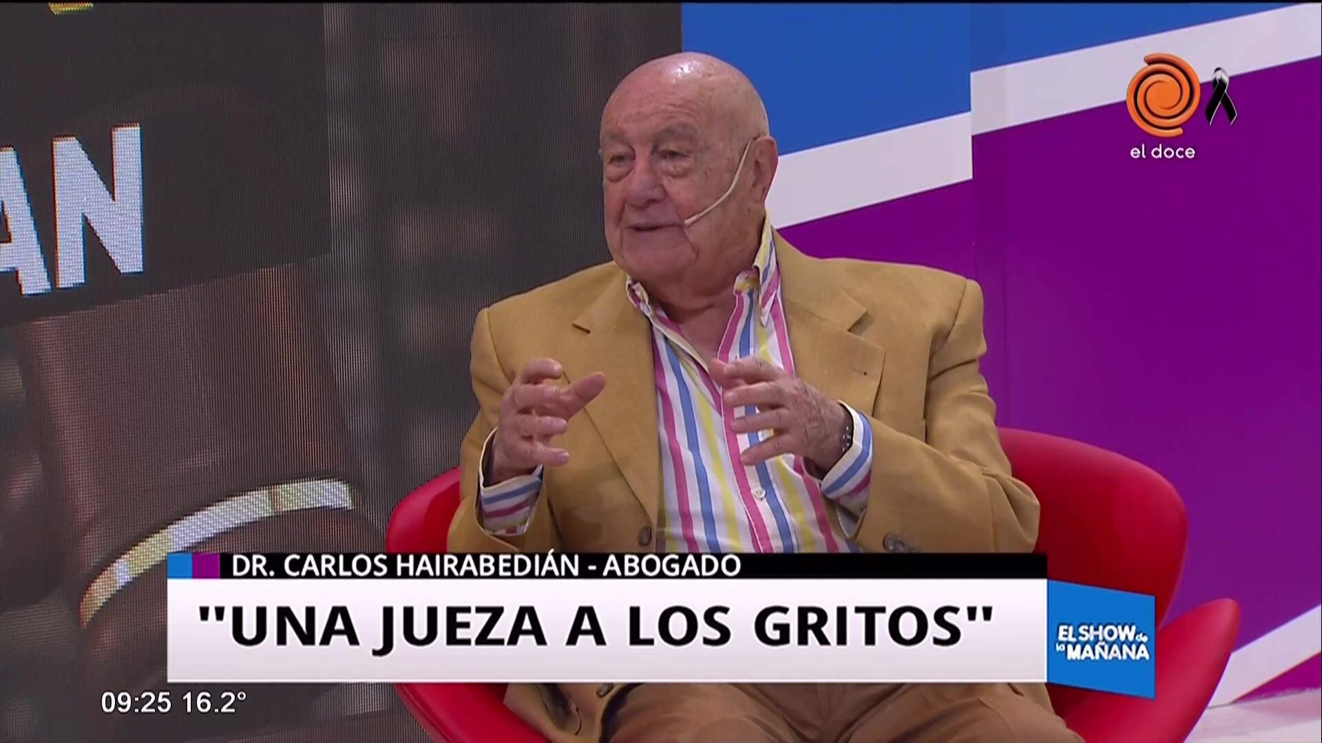 Una jueza a los gritos