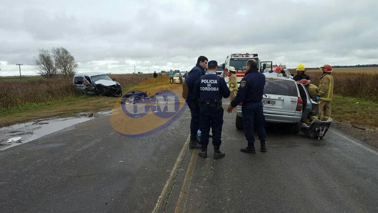 Una mujer murió en un accidente cerca de La Carlota