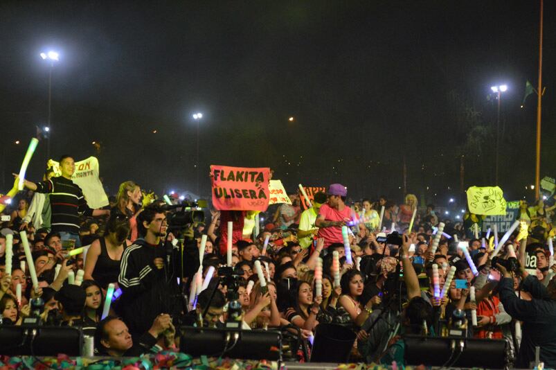 Una multitud disfrutó de Bersuit, Villano y Ulises Bueno durante la noche. Foto: Maxi López / ElDoce.tv.