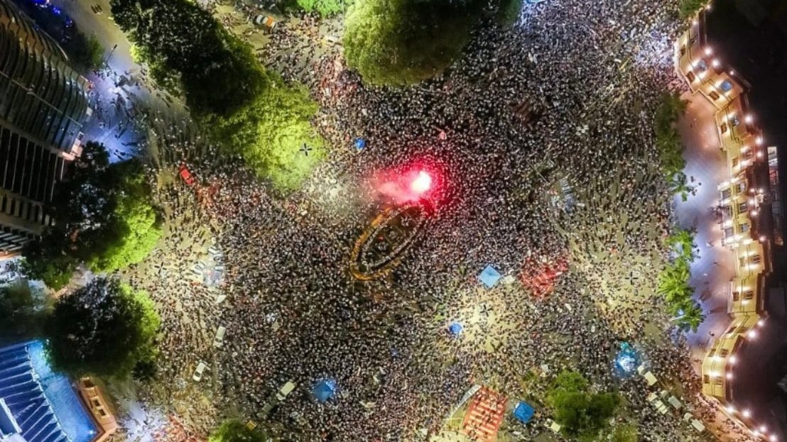 Una multitud festejó el triunfo de Talleres en el Olmos. (Foto: X/@CATalleresdecba)