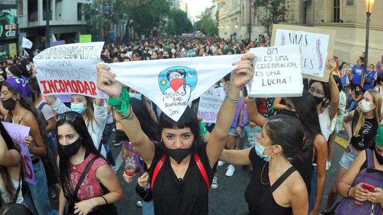 Una multitud marchó en Córdoba el martes pasado. Foto: La Voz. 