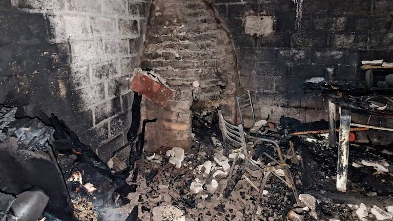 Una nena de 7 años murió en San Juan tras un incendio. (Imagen: gentileza Infobae).