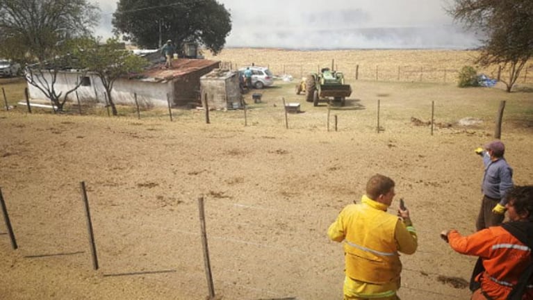 Una nena le hizo una pizza al bombero que salvó su casa: el emotivo diálogo