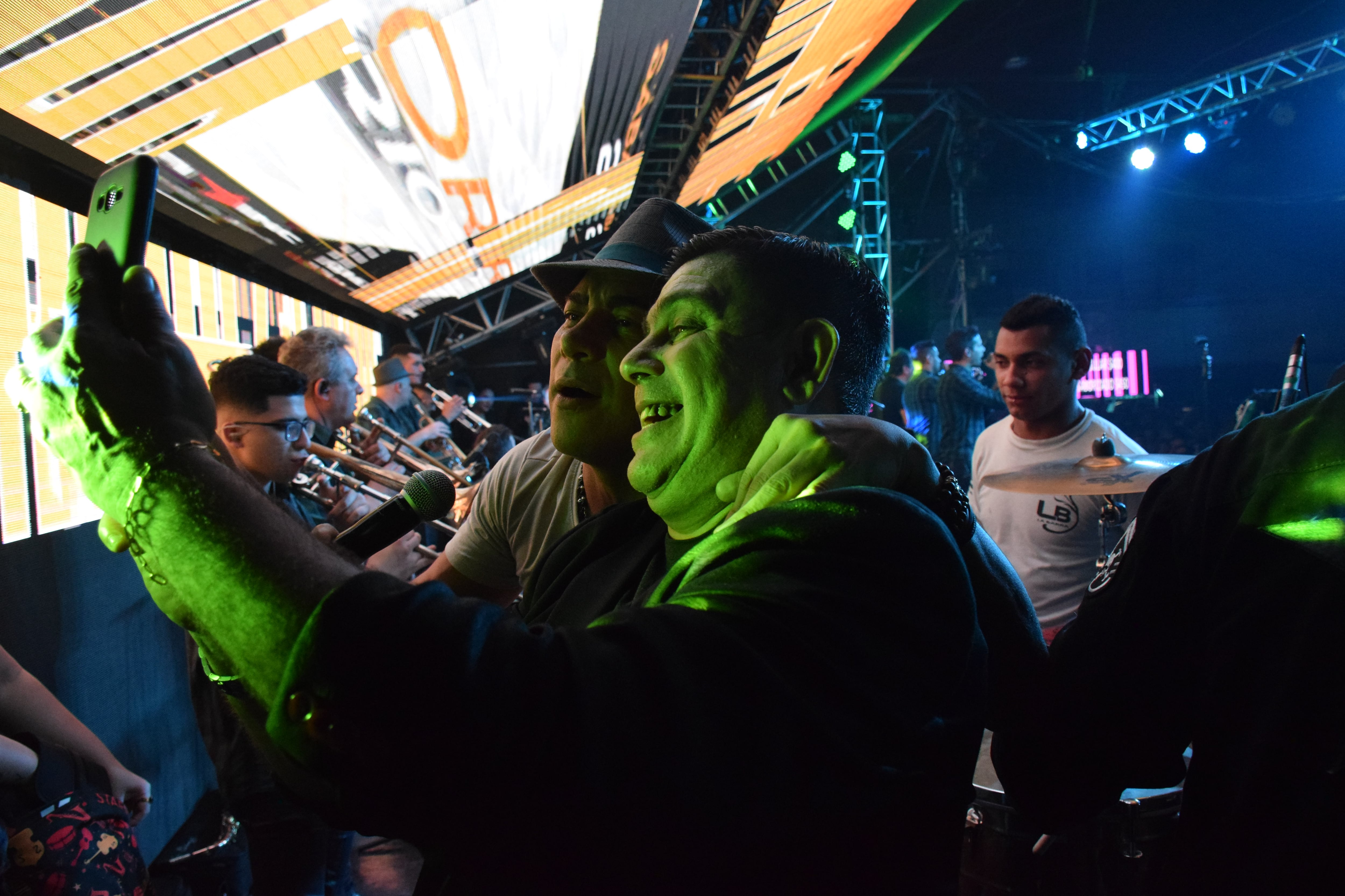 Una noche increíble se vivió el sábado en Las Palmas. Foto: Dahy Terradas / Cuarteteando