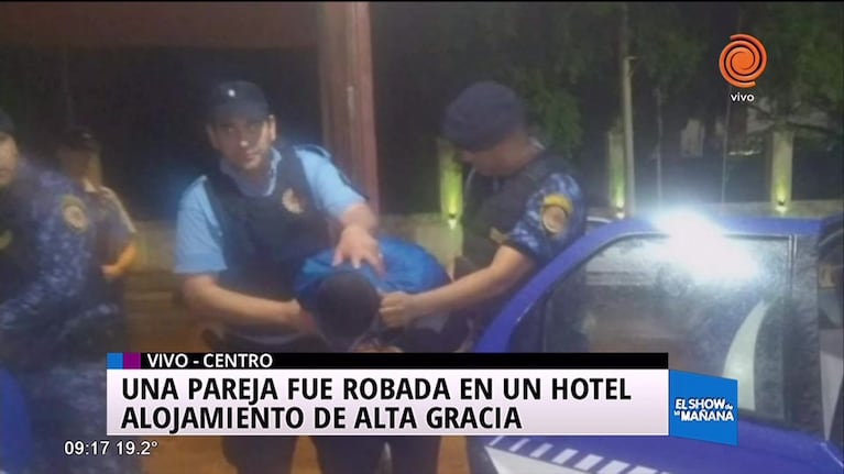 Una pareja fue robada en un hotel alojamiento