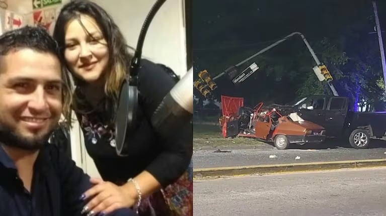 una pareja murió en el choque.