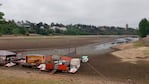 Una postal actual de la crisis hídrica que atraviesan los embalses de Córdoba. (Foto: Santiago Berioli)