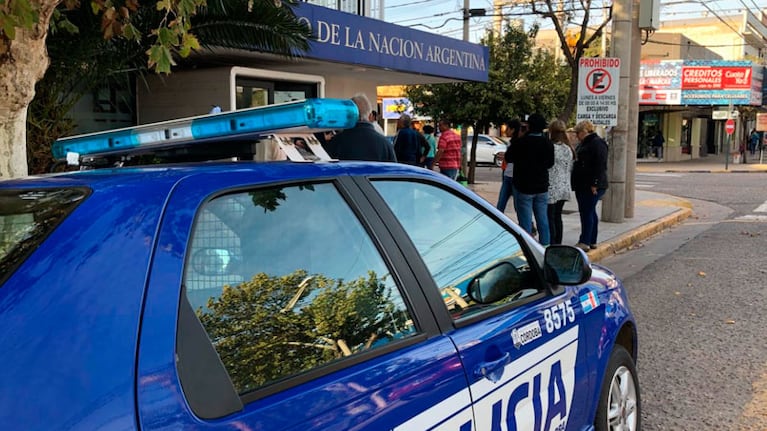 Una salidera bancaria de película.