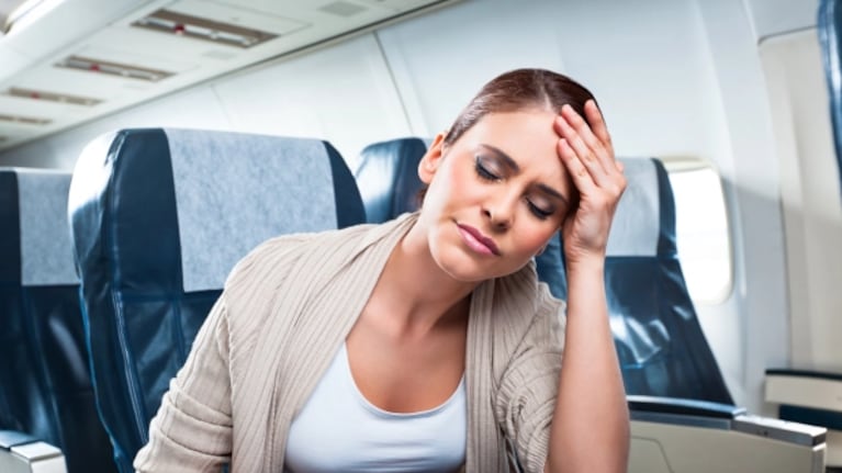 Una situación desagradable en pleno vuelo. (Foto ilustrativa)