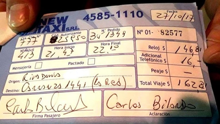 Una taxista denunció que Bilardo la acosó durante un viaje