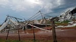 Una tormenta de fuerte viento azotó al departamento San Justo.