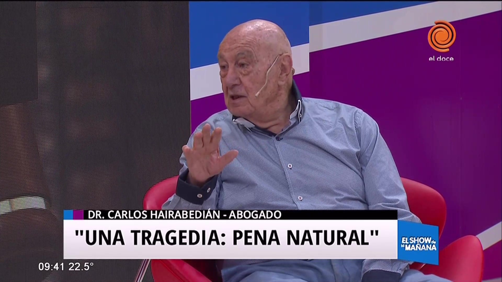 "Una tragedia: pena natural"